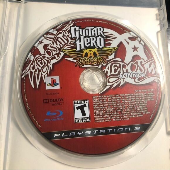 PlayStation 3 Guitar Hero Aerosmith Complete Video Game Disc & case - Picture 4 of 4
